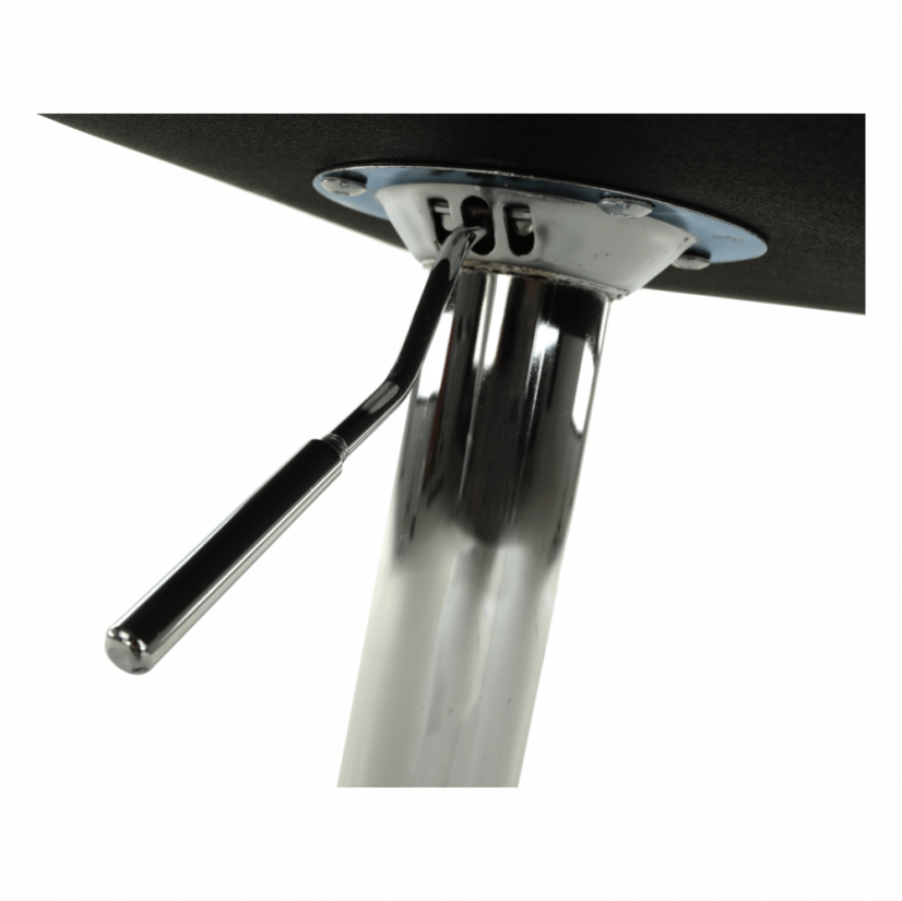 Barhocker, Kunstleder schwarz/chrom, LARIA NEU
