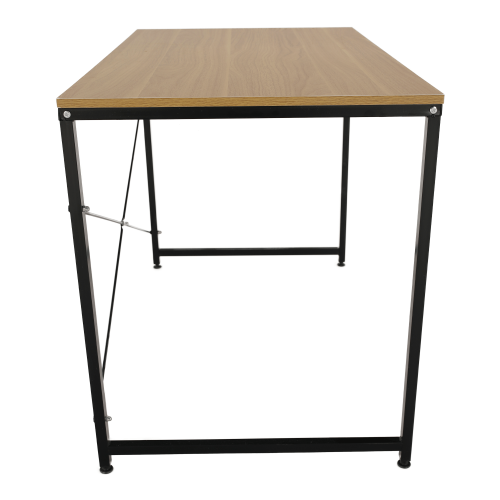 Psací stůl, dub/černá, 100x60 cm, MELLORA