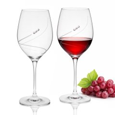 Pahar de vin 470ml alb, set de 4 CRISTALE