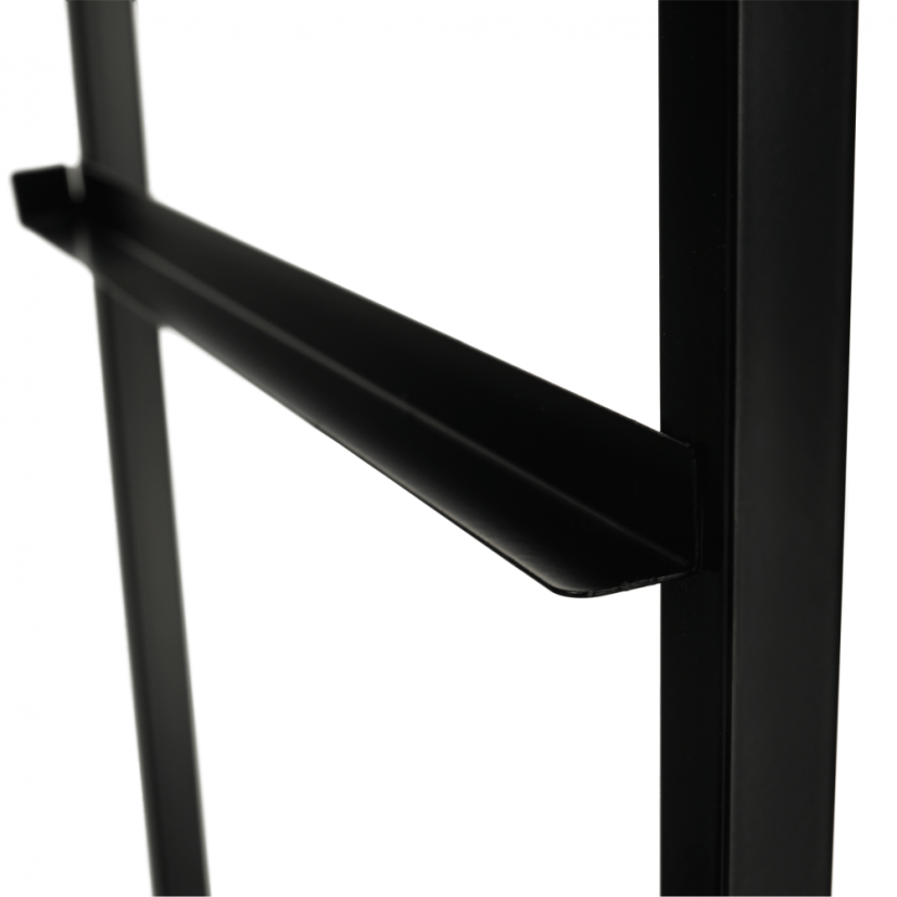 Komoda z szufladami materiałowymi, czarny/ciemnoszary, PALMERA TYP 2 (akce)