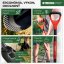 Ásó Strend Pro Premium RedShark, hegyes, fa nyéllel, D 1150 mm