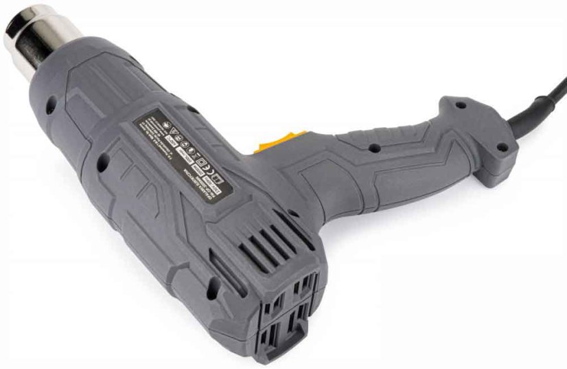 Heißluftpistole 1.000/2.000 W, 4 Düsen, 2 Temperaturstufen, 300/600 C°, POWERMAT