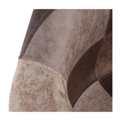 Designer-Sessel, Patchwork/Buche, TRYST