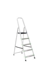 Rebrík ALW 5.stupňový jednostranný s plast. plošinkou