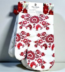 Chňapka/rukavica bal.2ks s teflónovou úpravou a s magnetom, dizajn FOLKLÓR