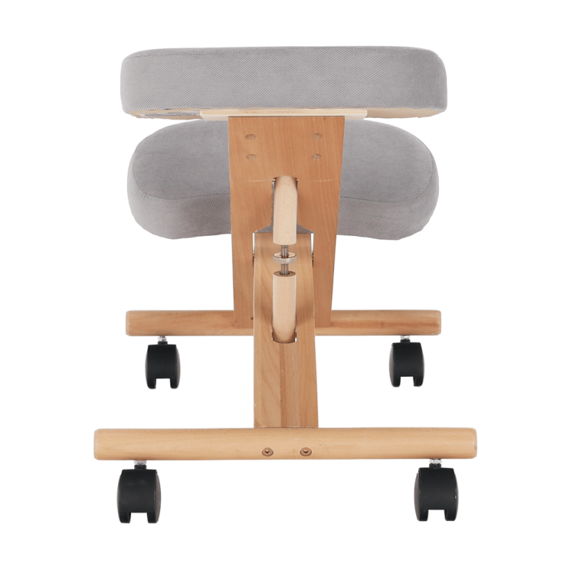 Ergonomsko klečalo, sivo-smeđa Taupe/bukva, FLONET