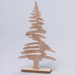Dekorace stromek 26x15x4 cm dřevo natur