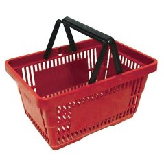Racks Einkaufskorb, 20 Liter, rot, Einkaufen