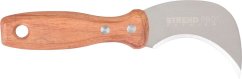 Messer Strend Pro Premium, für Linoleum und Teppiche, Edelstahl, Holzgriff, 75 mm