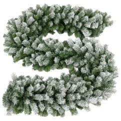 Karácsonyi füzér hóval 2,7 m HQ Ruhhy 26244 (akció)