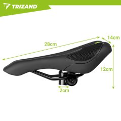 Sedlo na bicykel Trizand 28x14cm