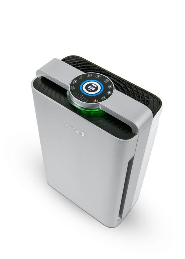 WEBBER AP9700 WI-FI légtisztító ezüst színben