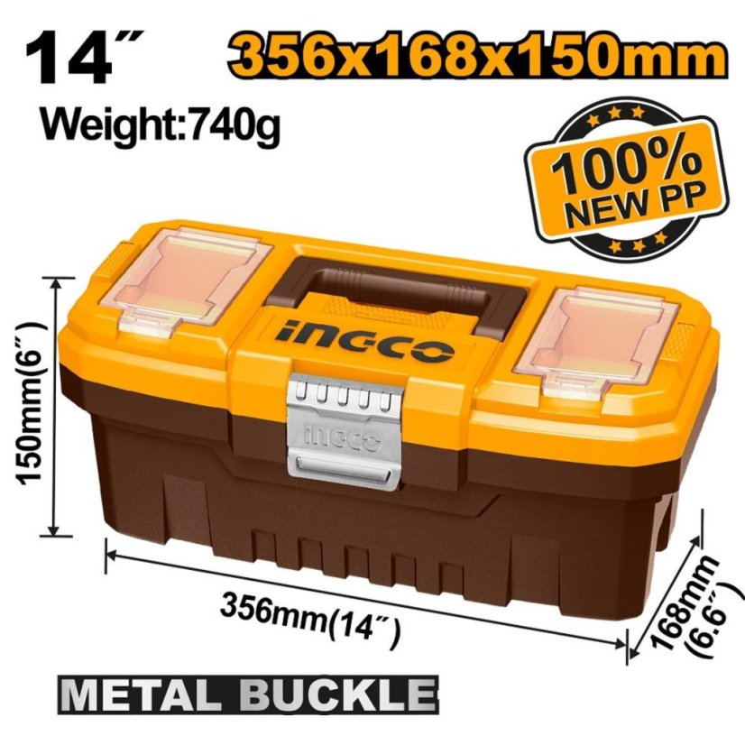 INGCO 14" Werkzeugkoffer