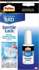 Lak Pattex® Sanitarno reparacijski lak za umivalnike in kadi, 50 g