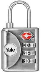 Zámok Yale YTP1/32/119/1, visiaci, cestovný, TSA s číselnou kombináciou, 42 mm