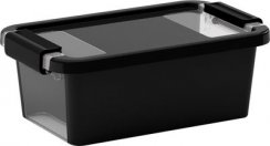 Škatla s pokrovom KIS Bi-Box XS, 3L, črna, 26,5x16x10 cm