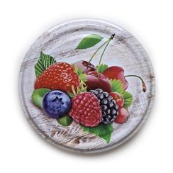 Deckel TO 82 ERDBEERE und kleine Früchte 0,7l/Packung à 10 Stk
