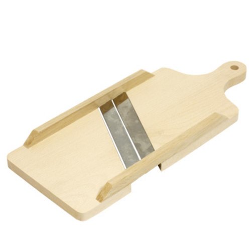 Kohlreibe, Holz, 40x15,5cm, 2 KLC-Messer