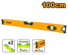 Wasserwaage 1000 mm ALU 2 Ebenen INGCO KLC