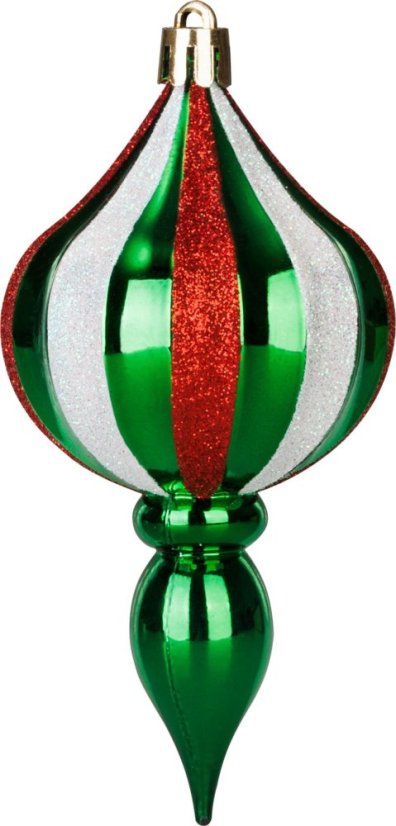 MagicHome Weihnachtskugeln, Set, 32 Stück, Rot-Grün-Weiß, Mix, für den Weihnachtsbaum