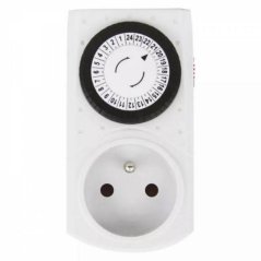 Priză de comutare mecanică - temporizator, intern 15FD/3A, P5504