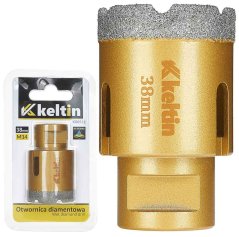 Wiertło diamentowe rdzeniowe, gwint M14 do szlifierki kątowej o średnicy 38 mm, GEKO (akce)