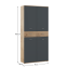 Schuhschrank/Regal, Graphit/Wotaneiche, VILOT
