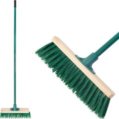 Miotła Geco U30P, 300 mm, z uchwytem 120 cm, plastik