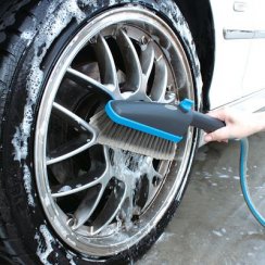 Kefa na umývanie auta AQUACRAFT® 390650, na záhradnú hadicu, s ventilom