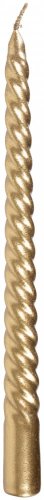Božićna svijeća MagicHome, 25 cm, pak. 2 kom., zlatne, spirala