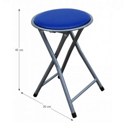 Klapphocker/Stuhl, blau, IRMA