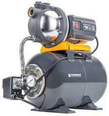 Háztartási vízmű 900 W, 24 l tartály, max. magasság 8 m, 108 l/min, tolatási magasság 50 m
