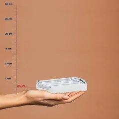 Mydelnička MARTA plastová biela