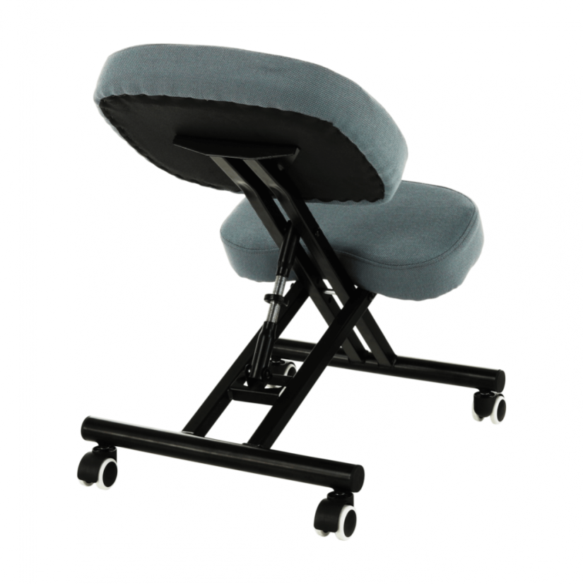 Ergonomska stolica za klečanje, svijetlo siva/crna, KILIAN