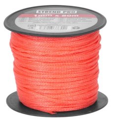 Strend Pro rotes Seil, 1,0 mm, 50 m, Mauerwerk