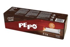 PE-PO® čistilno poleno 1,1 kg, odstranjevalec saj za dimnik, peč, dimnik