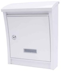 Briefkasten DALMATIA weiß 25x32x8-12cm, XL-TOOLS
