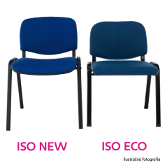 Bürostuhl, schwarz, ISO 2 NEU