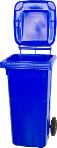 Behälter MGB 240 lit., Kunststoff, blau, Aschenbecher für Abfall