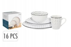Set farfurii 16 piese porțelan