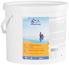Tabletten Chemoform 7605, 200 g, multifunktional, langsam auflösend, Packung. 5 kg
