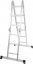 Rebrík s plošinou Strend Pro ML103 4x3, kĺbový, Alu, max. 150 kg