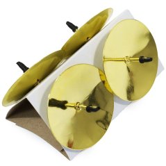 Kerzenständer Kreis 5,3 cm gold 4er Set