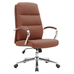 Bürostuhl, Kamelbraun/Chrom, ADMON
