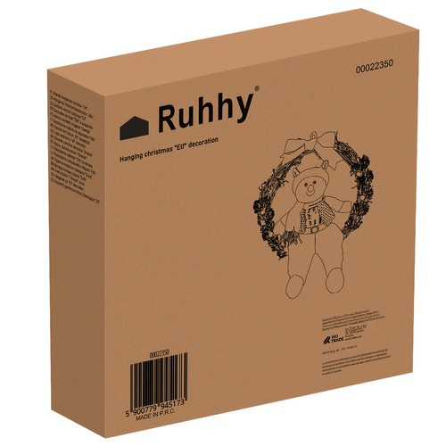 Weihnachtstürkranz - "Elf" Ruhhy 22350