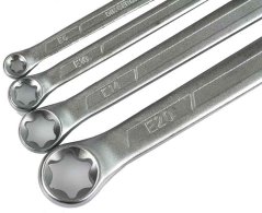 Sada očkových vyhnutých kľúčov 10-19 mm, 6-dielna, MAR-POL