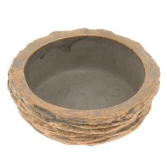 Obal kruh cement 20,5 cm šedá+zlatá