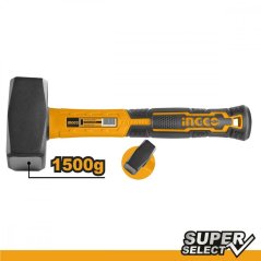 Kladivo / plošček 1500g INGCO ročaj iz steklenih vlaken KLC