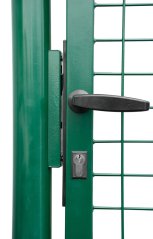 Brána Strend Pro METALTEC ECO, 1000/1500/50x50 mm, zelená, jednokřídlová, zahradní, ZN+PVC, RAL6005