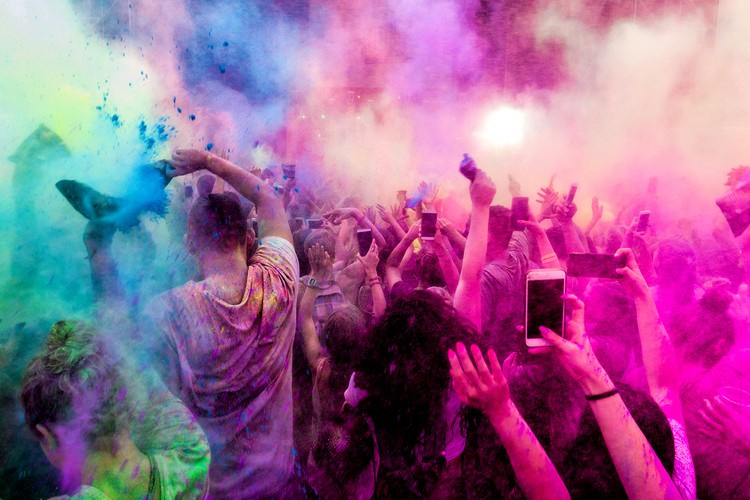 Proszek Holi Color - zestaw 6x100g (akce)